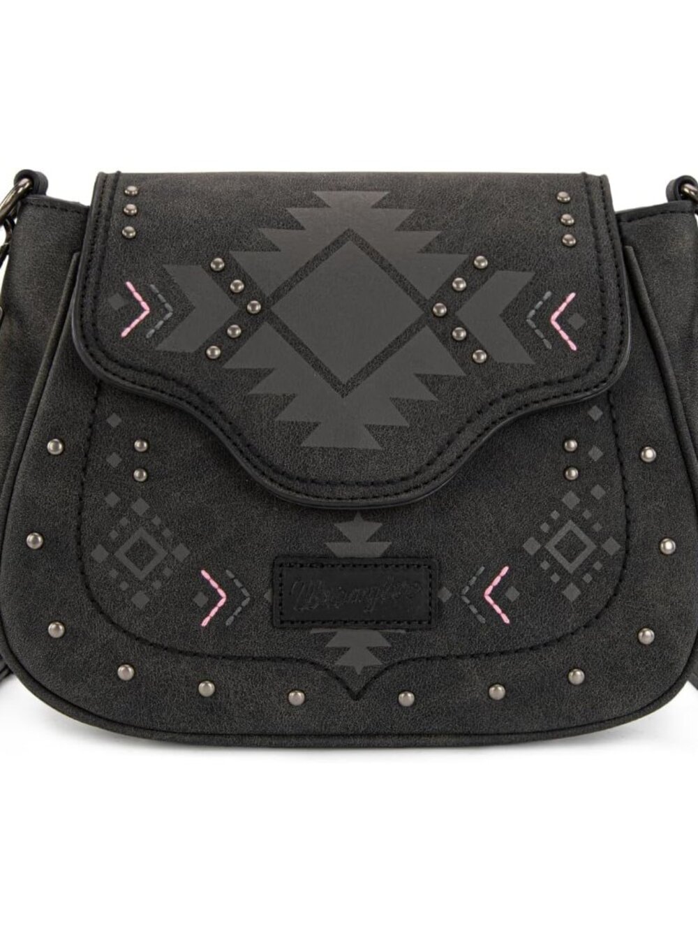 Wrangler Womens Western Crossbody Bags Cowgirl Aztec Saddle Purse for Travel